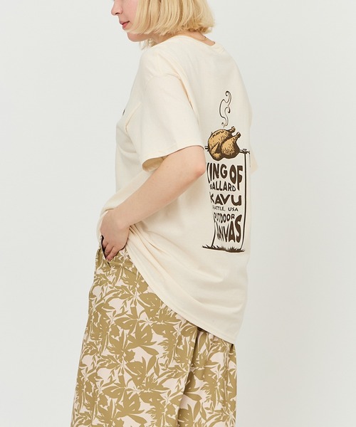 KAVU(カブー)の「KAVU/カブー BBQ Tee/バーベキュー Tシャツ(Tシャツ/カットソー・メンズ・ナチュラル/チャコールグレー・MEDIUM/LARGE)」の11枚目の写真