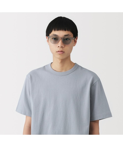 無印良品(ムジルシリョウヒン)の「UV400 ラージボストン型 サングラス(サングラス・レディース・ブラック/ピンク/ブラウン/グレー・FREE)」の1枚目の写真