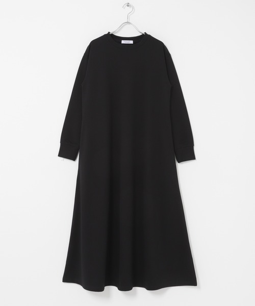 URBAN RESEARCH Sonny Label（アーバンリサーチサニーレーベル）の「『WEB限定』裏毛Aラインワンピース（ワンピース・レディース・チャコールグレー/ブラック・FREE）」の18枚目の写真