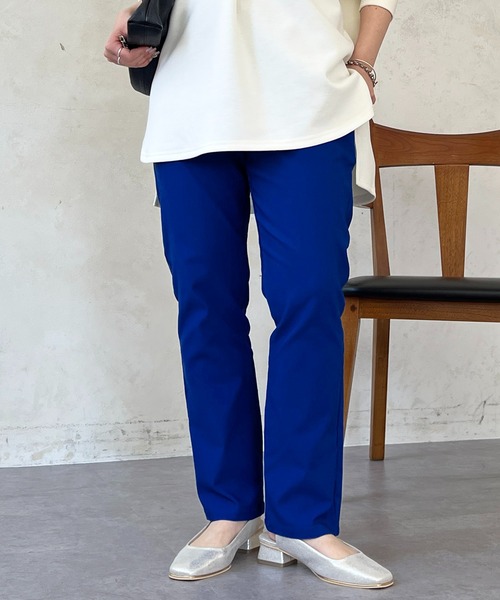 un dix cors（アンディコール）の「【S/Mサイズ展開】【360度極伸び！】ストレッチテーパードパンツ（その他パンツ・レディース・ライトグレー/ライム/ブラウン/ベージュ/チャコールグレー/オフホワイト/ブラック/ブルー・SMALL/MEDIUM）」の8枚目の写真