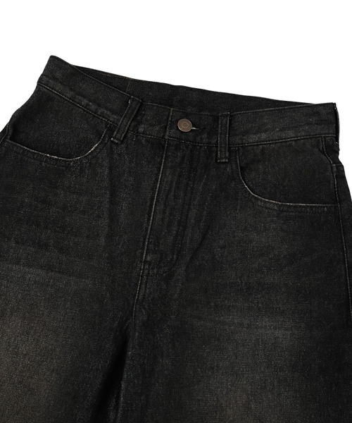 X-girl(エックスガール)の「WAXED DENIM SHORTS(デニムパンツ・レディース・ブラック/ライトインディゴブルー・S/M)」の20枚目の写真