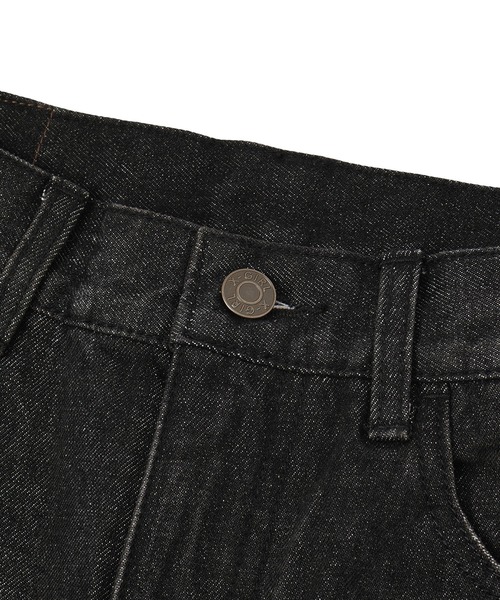X-girl(エックスガール)の「WAXED DENIM SHORTS(デニムパンツ・レディース・ブラック/ライトインディゴブルー・S/M)」の22枚目の写真