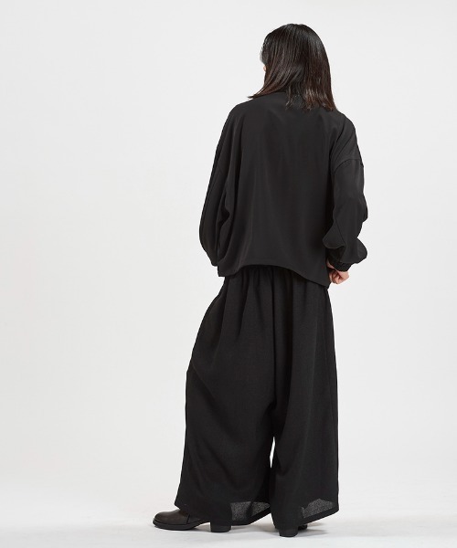 NO ID.(ノーアイディ)の「mj11424-WポケットZIP-BLZ ジップブルゾン(858006-424B)(ブルゾン・メンズ・ブラック/ストライプ・ONE SIZE)」の20枚目の写真
