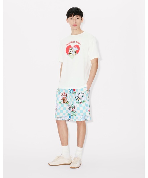 KENZO(ケンゾー)の「'KENZO Cartoon' エラスティック ショートパンツ イン コットン シアサッカー(その他パンツ・メンズ・ブルー系その他・MEDIUM/LARGE)」の5枚目の写真