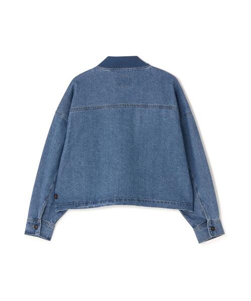 Alpha Industries（アルファインダストリーズ）の「Alpha Industries/アルファ インダストリーズ/DENIM RELAXED FLIGHT JACKET/デニム リラックスド フライト ジャケット（ミリタリージャケット・レディース・その他4・M/S）」の6枚目の写真