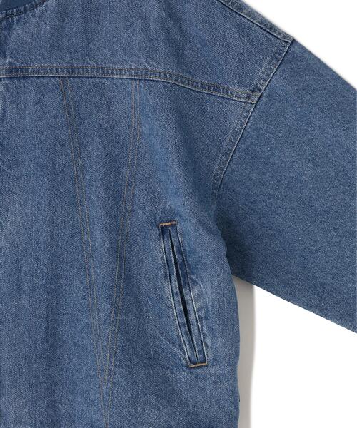 Alpha Industries（アルファインダストリーズ）の「Alpha Industries/アルファ インダストリーズ/DENIM RELAXED FLIGHT JACKET/デニム リラックスド フライト ジャケット（ミリタリージャケット・レディース・その他4・M/S）」の9枚目の写真