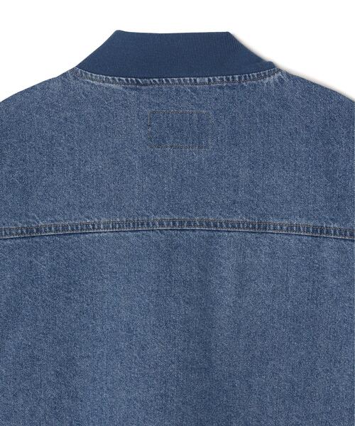 Alpha Industries（アルファインダストリーズ）の「Alpha Industries/アルファ インダストリーズ/DENIM RELAXED FLIGHT JACKET/デニム リラックスド フライト ジャケット（ミリタリージャケット・レディース・その他4・M/S）」の12枚目の写真