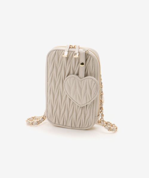 MAJESTIC LEGON(マジェスティックレゴン)の「マルチスマホショルダー(スマホグッズ・レディース・アイボリー/ブラック・FREE)」の15枚目の写真