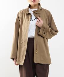 SOFFITTO（ソフィット）の「Aラインスタンドコート（ブルゾン）」