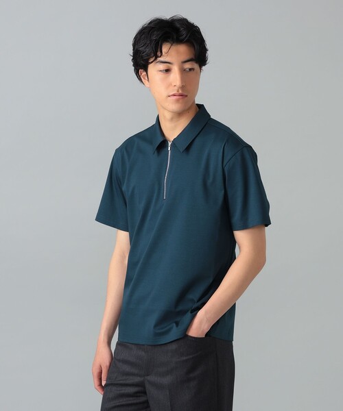 QUATTROCCHI / ハーフジップ ポロシャツ（ポロシャツ）｜QUATTROCCHI