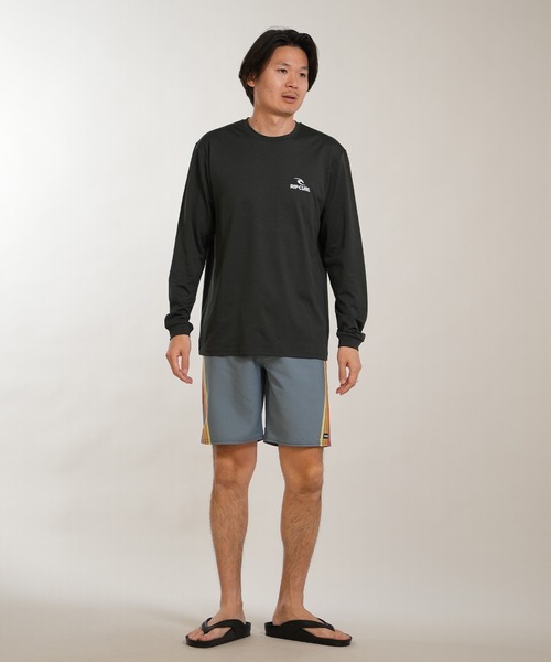 rip curl(リップカール)の「RIP CURL/リップカール 長袖 メンズ STACK UPF L/S UVケアラッシュガード 166MRV(ラッシュガード・メンズ・ブラック/ネイビー・S/M/L)」の5枚目の写真