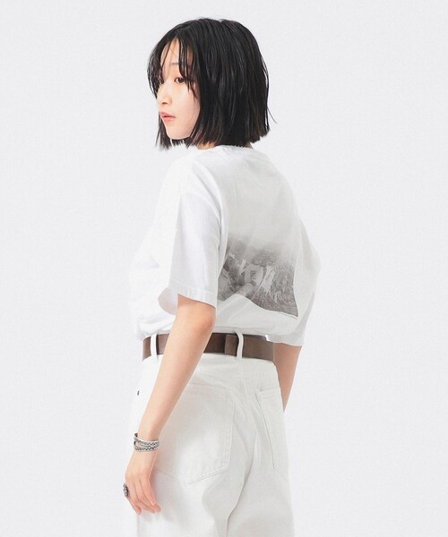 BO SPORT(ボースポーツ)の「【別注】BO SPORT / PHOTO TEE(Tシャツ/カットソー・レディース・ホワイト/ブラック・ONE SIZE)」の9枚目の写真