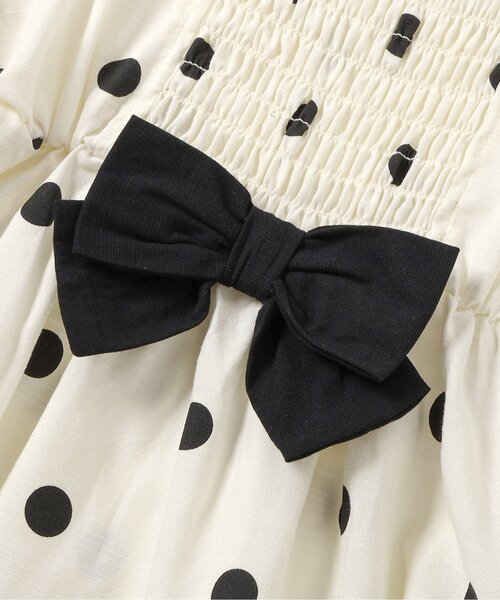 apres les cours（アプレレクール）の「パフスリーブバックリボンワンピース（ワンピース・キッズ・ブラウン/アイボリー・80/140/130/120/110/100/90）」の19枚目の写真