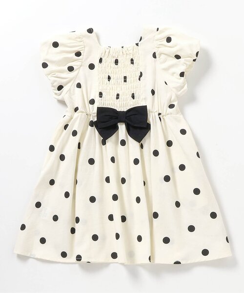 apres les cours（アプレレクール）の「パフスリーブバックリボンワンピース（ワンピース・キッズ・ブラウン/アイボリー・80/140/130/120/110/100/90）」の21枚目の写真
