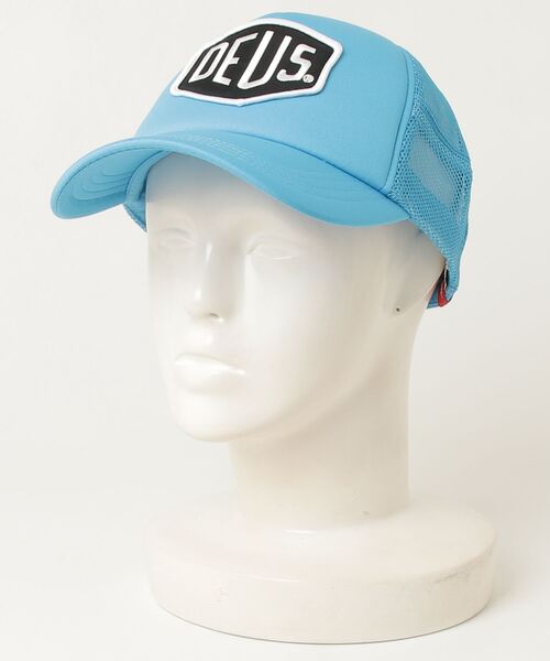 DEUS EX MACHINA（デウスエクスマキナ）の「【DEUS】Baylands Trucker（キャップ・メンズ・ブルー/ブルー系その他/ブラック/ブラック×ホワイト・ONE SIZE）」の4枚目の写真
