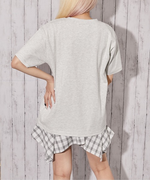 GORGE(ゴージ)の「《ワンポイントハート刺繍》Tシャツ/カジュアル×Y2K/春夏/全4色(Tシャツ/カットソー・レディース・オフホワイト/ピンク/ブラック/オートミール・F)」の12枚目の写真