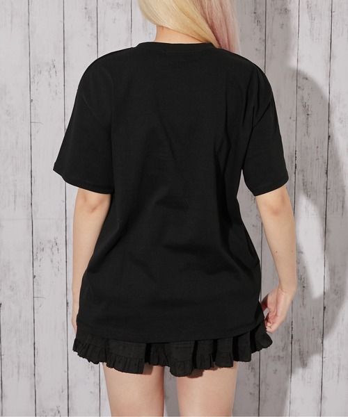 GORGE(ゴージ)の「《ワンポイントハート刺繍》Tシャツ/カジュアル×Y2K/春夏/全4色(Tシャツ/カットソー・レディース・オフホワイト/ピンク/ブラック/オートミール・F)」の16枚目の写真
