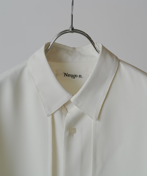 Lui's（ルイス）の「【Neucon】GUN FLAP OVER SHIRT / ガンフラップ半袖オーバーシャツ（シャツ/ブラウス・メンズ・ホワイト/ライトグレー/ブラック・1/2）」の20枚目の写真