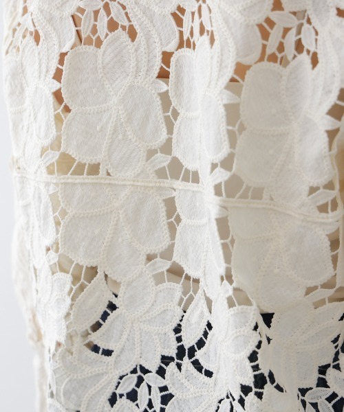 Bou Jeloud(ブージュルード)の「ケミカルレースブラウス(シャツ/ブラウス・レディース・ブラック/オフホワイト・FREE)」の16枚目の写真