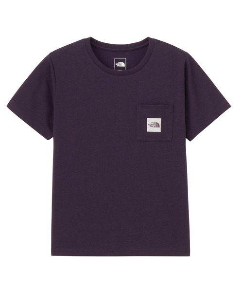 THE NORTH FACE(ザノースフェイス)の「ザ ノース フェイス THE NORTH FACE S/S Square Logo Pocket Tee ショートスリーブスクエアロゴポケットティー(Tシャツ/カットソー・レディース・グレー/ダークパープル/ブラック/ホワイト・S/M/L/XL)」の17枚目の写真