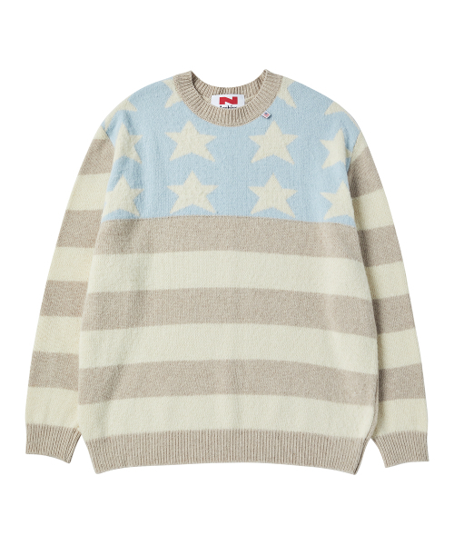 Beyond Closet（-）の「[コレクションライン] ニューキッズメリノウールブラシドニットスカイブルー（ニット/セーター・レディース・その他・MEDIUM/LARGE）」の2枚目の写真