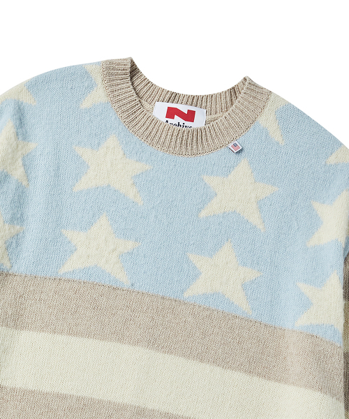 Beyond Closet（-）の「[コレクションライン] ニューキッズメリノウールブラシドニットスカイブルー（ニット/セーター・レディース・その他・MEDIUM/LARGE）」の4枚目の写真