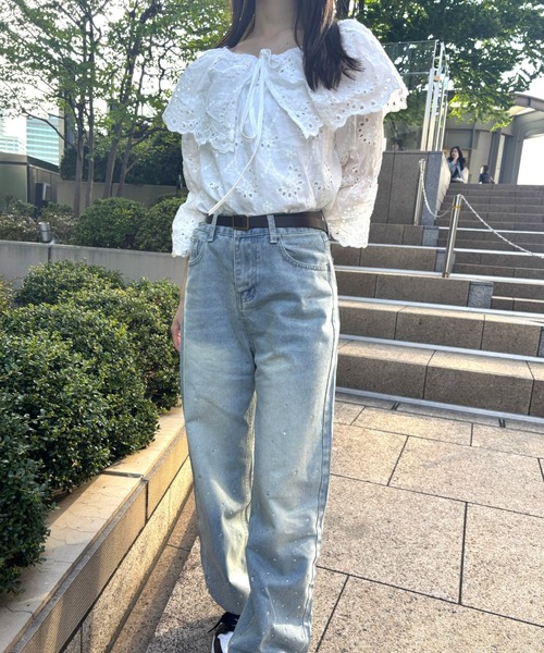 mebole(メボレ)の「2wayフリルブラウス(シャツ/ブラウス・レディース・ホワイト・FREE)」の19枚目の写真