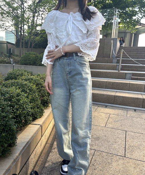 mebole(メボレ)の「2wayフリルブラウス(シャツ/ブラウス・レディース・ホワイト・FREE)」の20枚目の写真