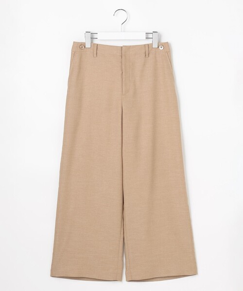 J.PRESS(ジェイプレス)の「FLAXASAオックス ワイド ストレート パンツ(その他パンツ・レディース・グレー系/黄土色系/ネイビー系・7/11/9)」の17枚目の写真