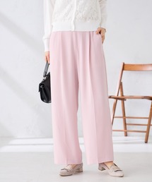 a.v.v | ［支持率NO.1/接触冷感/速乾/UVカット/イージーケア］スッキリ見えワイドパンツ(スラックス)