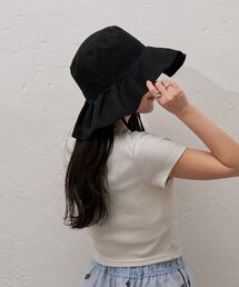 CIAOPANIC TYPY（チャオパニックティピー）の「:【UV対応】柔らか配色たためるジュートフリルハット（ハット）」