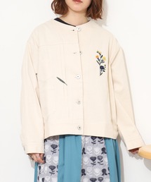 EMAGO お花刺繍Gジャン