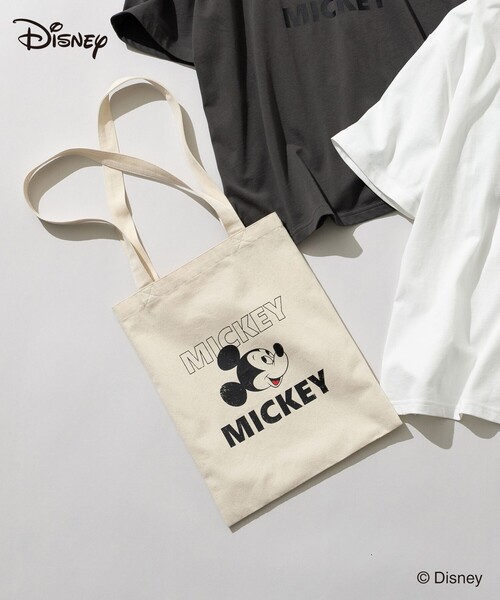 23区(ニジュウサンク)の「Mickeyデザイン トート バッグ(トートバッグ・レディース・アイボリー系・F)」の1枚目の写真