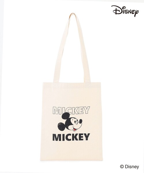 23区(ニジュウサンク)の「Mickeyデザイン トート バッグ(トートバッグ・レディース・アイボリー系・F)」の6枚目の写真