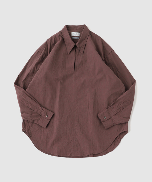 Marvine Pontiak shirt makers(マービンポンティアックシャツメーカーズ)の「Marvine Pontiak / マービンポンティアックシャツメーカーズ Skipper SH(シャツ/ブラウス・メンズ・パープル系その他/ブラウン・FREE)」の6枚目の写真