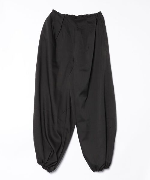 LAULEN(ローレン)の「front tuck balloon wide pants /フロントタックバルーンワイドパンツ(その他パンツ・レディース・ブラック/グレー/ホワイト/ブラウン・S/M)」の1枚目の写真