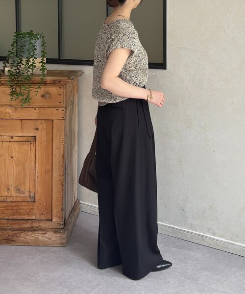 Thevon(ゼボン)の「MIXフレンチニット(ニット/セーター・レディース・ピンク/ベージュ/サックスブルー/ブラック・FREE)」の18枚目の写真