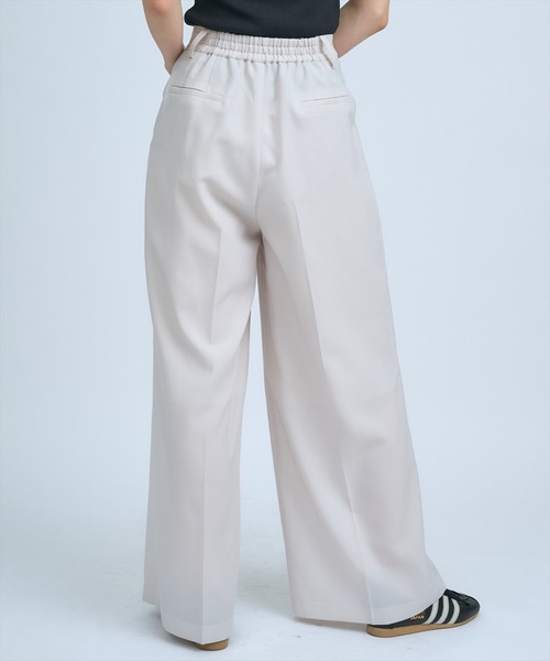 AND COUTURE(アンドクチュール)の「シアーワイドパンツ(その他パンツ・レディース・ベージュ/ネイビー/サックスブルー・SMALL/MEDIUM)」の16枚目の写真