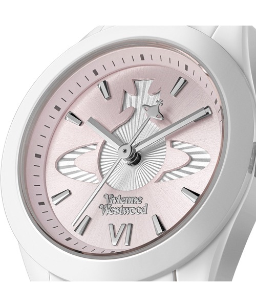 Vivienne Westwood(ヴィヴィアンウエストウッド)の「「Vivienne Westwood/ヴィヴィアン・ウエストウッド」フェンチャーチ セラミカ- レディース ラホワイト セラミック ブレスレット(アナログ腕時計・レディース・ホワイト×ピンク/ホワイト×ブルー・28mm)」の14枚目の写真