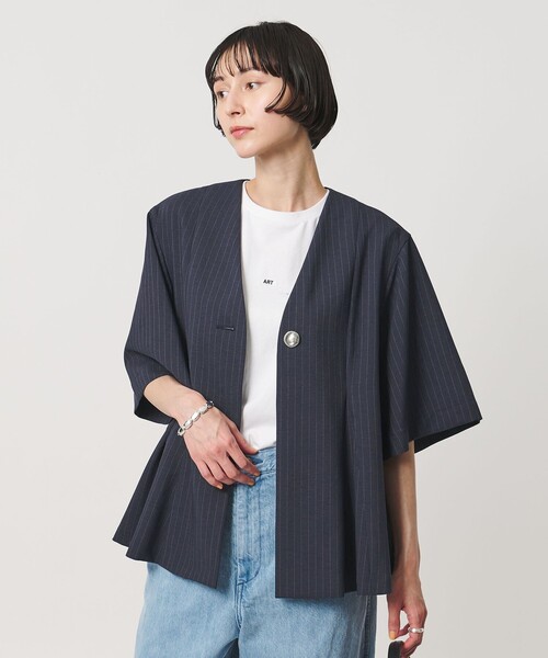UNITED ARROWS（ユナイテッドアローズ）の「Spiree ストライプ ブラウス ‐ウォッシャブル‐（シャツ/ブラウス・レディース・その他7/その他2・FREE）」の3枚目の写真