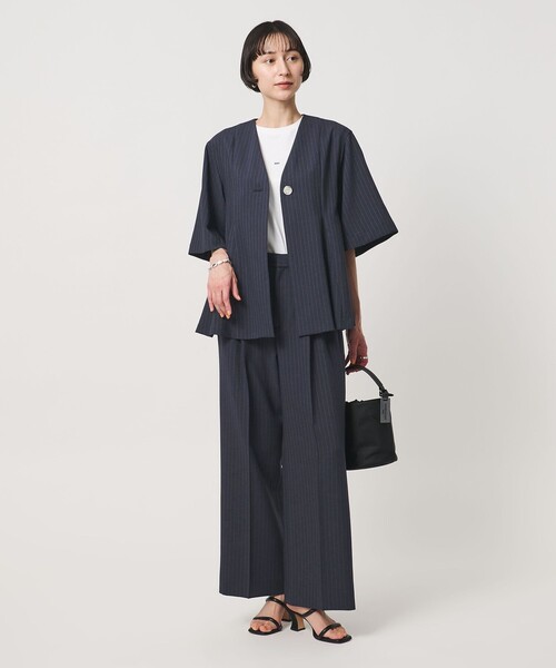 UNITED ARROWS（ユナイテッドアローズ）の「Spiree ストライプ ブラウス ‐ウォッシャブル‐（シャツ/ブラウス・レディース・その他7/その他2・FREE）」の7枚目の写真