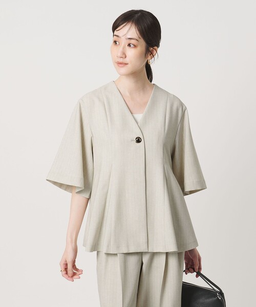 UNITED ARROWS（ユナイテッドアローズ）の「Spiree ストライプ ブラウス ‐ウォッシャブル‐（シャツ/ブラウス・レディース・その他7/その他2・FREE）」の8枚目の写真