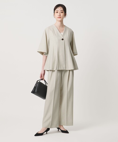 UNITED ARROWS（ユナイテッドアローズ）の「Spiree ストライプ ブラウス ‐ウォッシャブル‐（シャツ/ブラウス・レディース・その他7/その他2・FREE）」の9枚目の写真