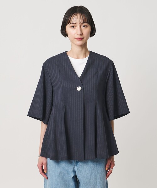 UNITED ARROWS（ユナイテッドアローズ）の「Spiree ストライプ ブラウス ‐ウォッシャブル‐（シャツ/ブラウス・レディース・その他7/その他2・FREE）」の14枚目の写真