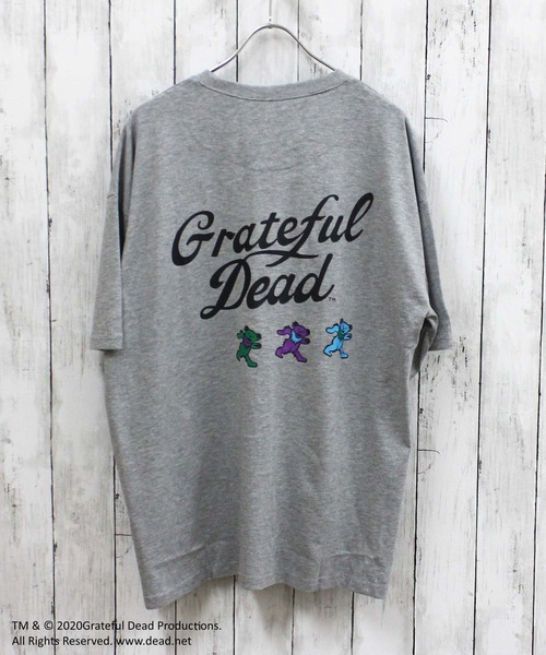 Grateful Dead(グレイトフルデッド)の「【GRATEFUL DEAD/グレイトフルデッド】オーバーサイズ プリント Tシャツ(Tシャツ/カットソー・メンズ・ホワイト系その他/ブラック/グレー系その他/ダークグリーン/オフホワイト/ネイビー/チャコール/杢グレー・XL/L/M)」の5枚目の写真