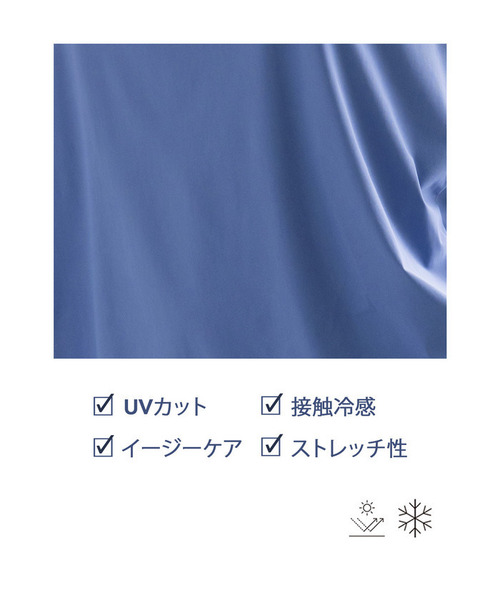 LeSportsac(レスポートサック)の「【 紫外線対策 / UVカット / 接触冷感 】 サイドスリットタンクトップ(Tシャツ/カットソー・レディース・ブラック/ホワイト/ブルー・SMALL/MEDIUM)」の6枚目の写真