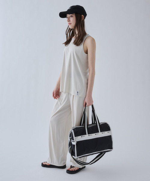 LeSportsac(レスポートサック)の「【 紫外線対策 / UVカット / 接触冷感 】 サイドスリットタンクトップ(Tシャツ/カットソー・レディース・ブラック/ホワイト/ブルー・SMALL/MEDIUM)」の10枚目の写真
