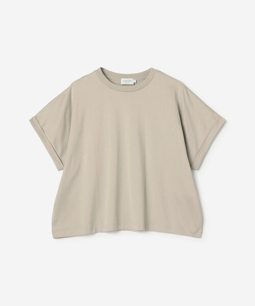 handvaerk（ハンドバーク）の「handvaerk | 60/2 クルーネック ワイドTシャツ WOMEN（Tシャツ/カットソー・レディース・ホワイト/ブラック/ピンク系その他/ホワイト系その他/グリーン系その他・S）」の3枚目の写真
