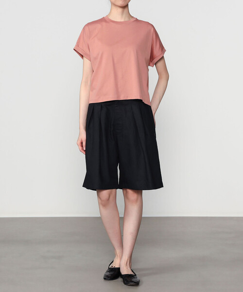 handvaerk（ハンドバーク）の「handvaerk | 60/2 クルーネック ワイドTシャツ WOMEN（Tシャツ/カットソー・レディース・ホワイト/ブラック/ピンク系その他/ホワイト系その他/グリーン系その他・S）」の18枚目の写真