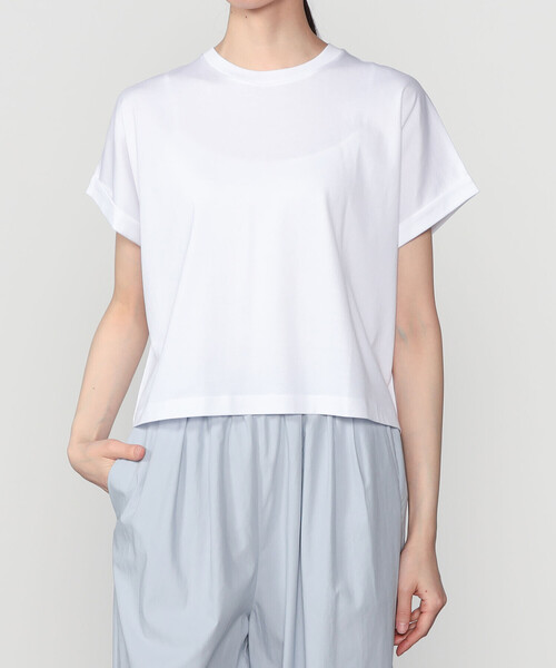 handvaerk（ハンドバーク）の「handvaerk | 60/2 クルーネック ワイドTシャツ WOMEN（Tシャツ/カットソー・レディース・ホワイト/ブラック/ピンク系その他/ホワイト系その他/グリーン系その他・S）」の19枚目の写真